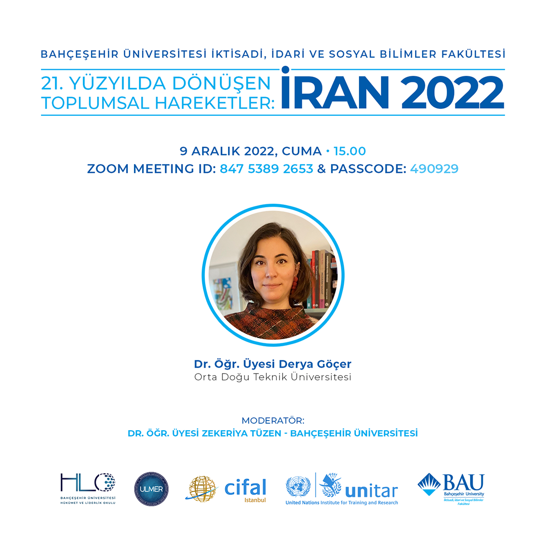 Seminer: 21. Yüzyılda Dönüşen Toplumsal Hareketler: İran 2022